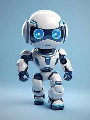 3d制造业人工智能机器人模型